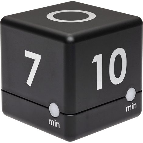 TFA Dostmann Timer Cube Timer Schwarz digital (1/3)