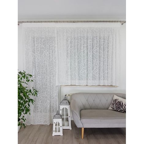 Balkon-Gardinen-Set, bestehend aus 300 x 145 cm und 140 x 250 cm, mit 3D-Reliefmuster (1/5)
