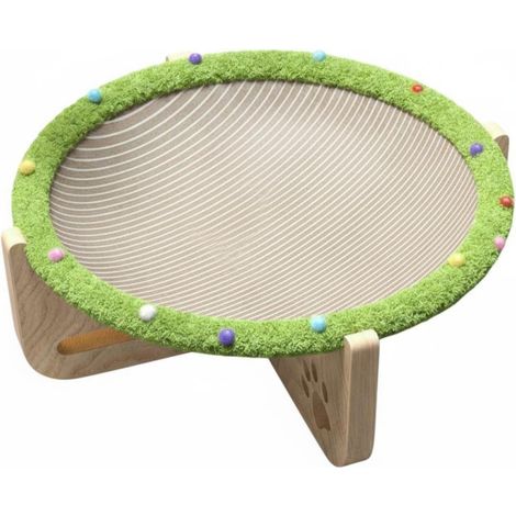 Cat Scratching Board Hammock Bed Scratching Post Elevated Support Encouraging Play Suitable for Cats and Kittens Relaxation Home, 35-15cm (1/2)