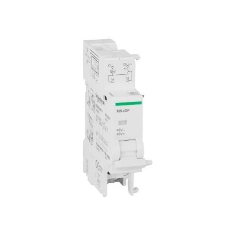 Schneider A9N26947 Voltage release MX + OF 48VAC-CC 3A 415VAC - 6A 240VAC