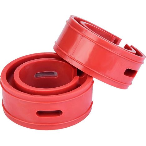 2 pièces, amortisseur de voiture rouge, ressort tampon, type D (1/5)