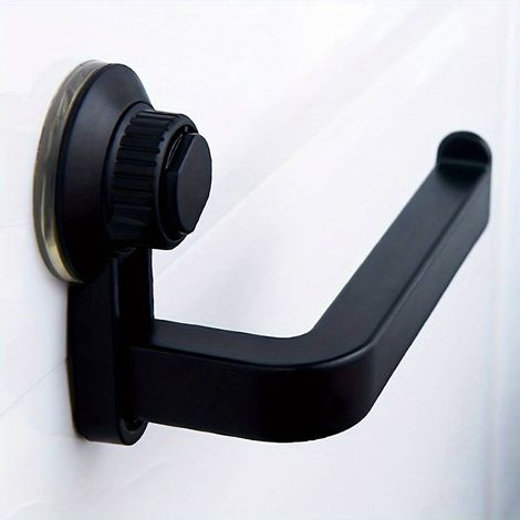 Porte-rouleau de papier toilette avec ventouse, support mural pour rouleau de papier essuie-tout sans perçage, idéal pour la cuisine. (1/5)