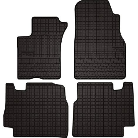 Alfombrillas de goma para coche: Mercedes ML W163 SUV (1998-2005) - negras, ajustadas (1/5)