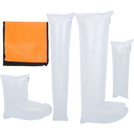 Attelle gonflable pour fracture cheville bras jambe, stabilisateur orthopédique réglable, soutien blessure membre, kit de fixation d'urgence, immobilisation confortable. (1/5)