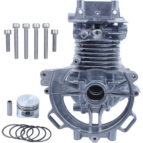 Kit boîtier moteur, piston et boulons pour Honda GX25 GX25N HHT25S 10100-Z3E-406 35mm, Boîtier moteur, piston, axe, segment, circlip, kit de boulons de montage (1/5)