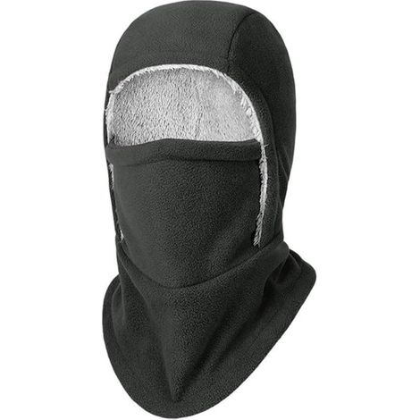 Cagoule thermique coupe-vent pour le ski, le snowboard – Masque intégral léger pour sports de plein air, taille unique (1/5)