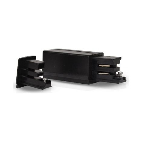 Connecteur Triphase Alimentation et Fin Droit Noir Miidex Lighting® (1/5)
