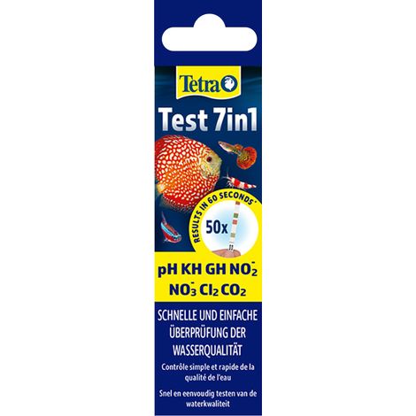 Tetra Aquariumwassertest 7in1 50 Teststreifen (1/2)