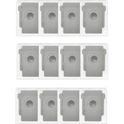 Lot de 12 sacs à poussière pour aspirateurs Combo J9+ et Combo J7+/Plus : accessoires conçus pour durer et être performants. (1/5)