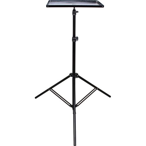 Support de projecteur, réglable en hauteur, robuste et portable, noir (1/5)