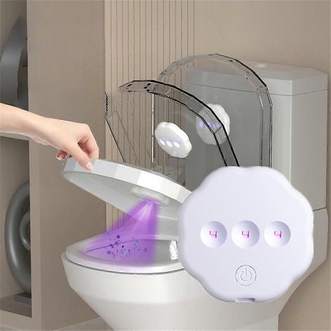 UV-Sterilisationslampe für die Toilettenschüssel, Mini-Automatiksterilisator für das Badezimmer zu Hause. (1/5)