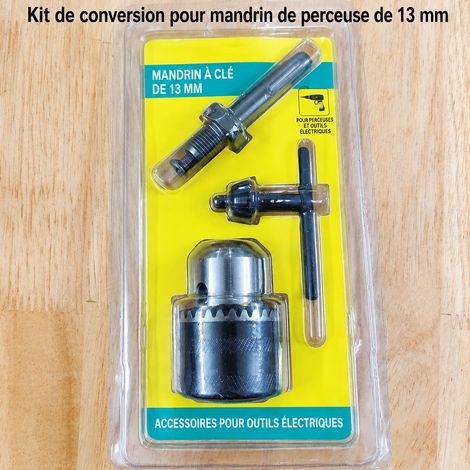 Kit adaptateur marteau perforateur tige ronde vers perceuse 13 mm 1-16 B18 mandrin 2 kg – Livraison gratuite