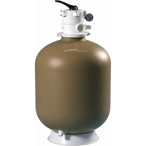 Sandfilter Top 10 m3/H, mit 6-Wege-Ventil komplett, 515mm (1/2)