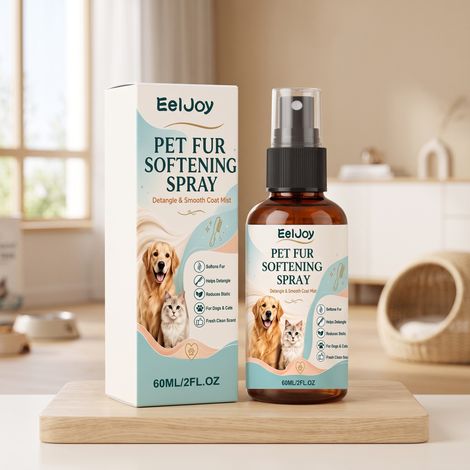 Spray lissant pour poils d'animaux - Lisse le pelage, redonne de la brillance et facilite le toilettage quotidien - 60 ml -- AUTLEAD (1/5)