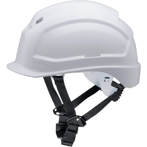Casques de protection  Casques de sécurité avec jugulaire  Casques de travail avec visière et Eurocanal pour cagoules acoustiques (1/5)