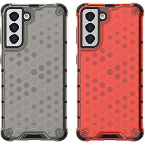 Custodia protettiva completa per Samsung S21 Plus 5G, antigraffio, non ingiallisce, antiurto e facile da installare. (1/2)