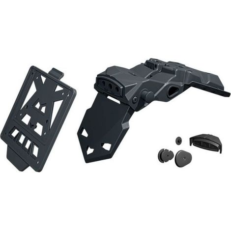 Parafango posteriore Racetech (RTech) 2024/07 (con parafango) regolabile a 30 o 60 gradi per Yamaha Tenere 700 T7 Revolution '19-'24 nero. (1/3)