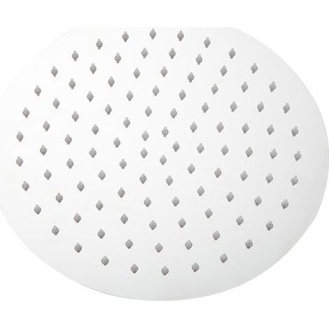 Pommeau de douche en acier inoxydable - Douche à économie d'eau, pommeau de douche rond de 20 cm, pommeau de douche pluie universel filetage 1/2 pouce, rotatif à 360°, inclinaison à 30°, facile à inst (1/5)