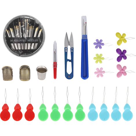 Enfileur automatique pour aiguilles, outil de couture à main pour personnes âgées, accessoires de bricolage maison DIY. (1/5)