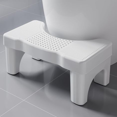 Tabouret de toilette, repose-pieds de toilette pour adultes, tabouret de voyage portable, rehausseur de toilettes (1/5)