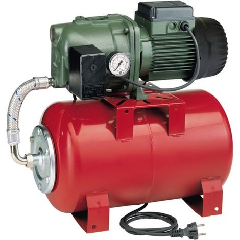 Surpresseur 20L DAB AQUAJETRED8220M - Réservoir horizontal à vessie avec pompe a eau 0,6 kW jusqu'à 3,6 m3/h monophasé 220V (1/2)