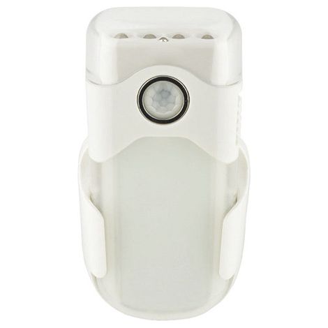 Point lumineux VELAMP avec détection de présence et lampe torche LED 220 V, prise européenne (1/4)