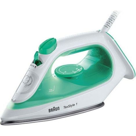 Fer à repasser à vapeur Braun SI104OGR vert, blanc 2000 W