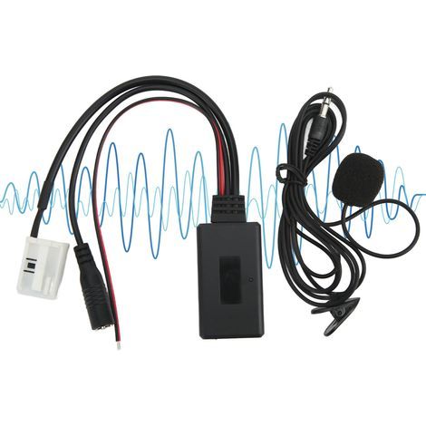 Cable auxiliar Bluetooth con micrófono para Mercedes Clase A/B/CLK (W169/W245/W203/W209) (1/5)