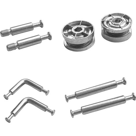 Excentrique à Spiralé Ø25 pour Charges Élevées, Anti-Vibrations et Desserrage, 20 pcs. (Excentrique + Goujon d’Angle) - EVOTRADE