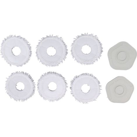 Chiffons de vadrouille pour Dreame Bot W10 W10 Pro aspirateur tampons de nettoyage remplacement de tampons de vadrouille avec support (1/5)