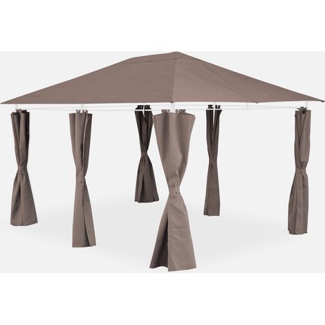 Tela de techo con cortinas 3x4m
