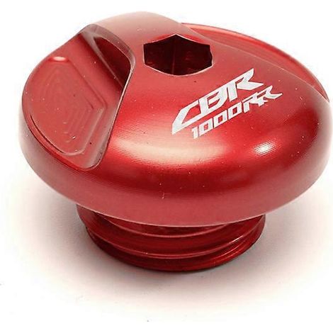 Accessoires moto pour Honda CBR600RR CBR1000RR : bouchon de vidange d'huile en alliage d'aluminium modifié (CBR1000RR rouge) (1/5)