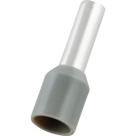 Embout de câblage RS PRO, 4mm², Gris, longueur 9mm