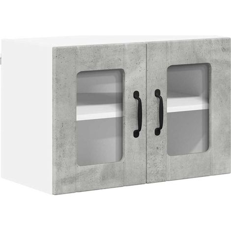 Meubles de Rangement,Armoire de cuisine Gris béton 60 x 31 x 40 cm Bois d'ingénierie CFW693445 (1/5)