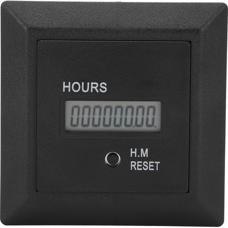 Betriebsstundenzähler für Boote, Motorräder, Schneemobile, Generatoren, Traktoren, Rasenmäher HM-1R 100V-250V (1/5)