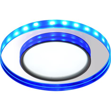 Lámpara de techo LED Candellux SSP-23 2263915, de cristal, con dos circuitos LED. (1/2)