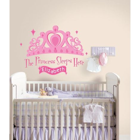 RoomMates stickers muraux - Princess sleeps here (1/4)
