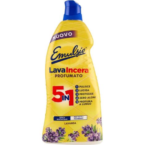 Emulsio Detergente Pavimenti Lavaincera Profumato 875ml Rinfrescante (1/5)