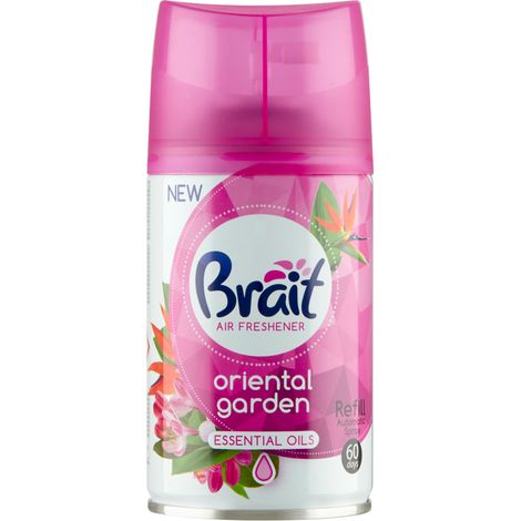 Ambientador automático Brait Air Care 3 en 1 - Recambio Jardín Oriental 250 ml