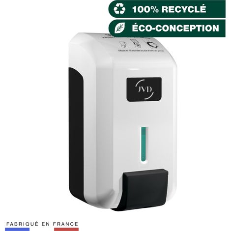 JVD - Distributeur de gel nettoyant WC manuel Cleanline blanc 700 ml. - Matériel professionnel (1/5)