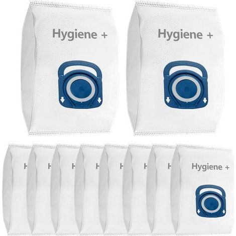 10 Remplacement Sac pour Aspirateur Rowenta Silence Force Hygiène Silence Force Effitech Compact Power xxl ZR200520 ZR200720 ZR200920 (1/5)