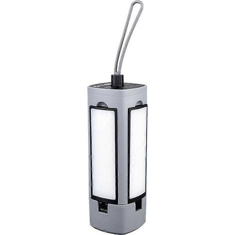 Lampe de camping pliable et portable télescopique à suspendre à une tente, avec batterie de 1800 mAh et indicateur de batterie. Lanterne d'urgence B. (1/5)