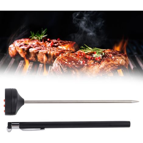 Thermomètre alimentaire à sonde, thermomètre pour barbecue, thermomètre pour la température de l'eau, la température de l'huile, thermomètre électronique pour la cuisson de la viande au gril. (1/5)