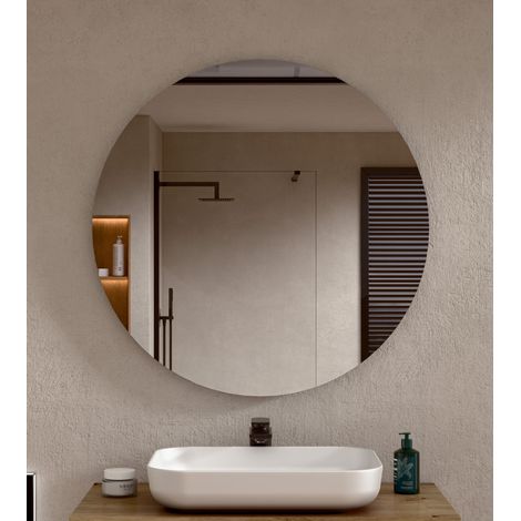 BELLOBATH - Miroir Rond Mural pour Salle de Bain Ø 60 cm (1/5)