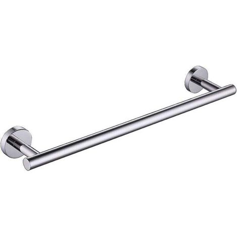 Portasciugamani da parete 45 cm Portasciugamani da bagno in acciaio inox SUS304 Gancio per asciugamani in acciaio spazzolato (1/4)