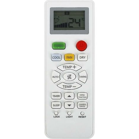 Télécommande universelle climatiseur Haier, blanche, plastique/métal, mode refroidissement (1/5)