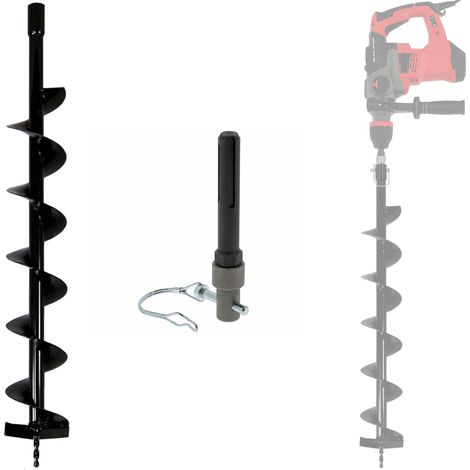 Broca de barrena Ø 100 mm con adaptador para taladro y perforador SDS-max (1/5)