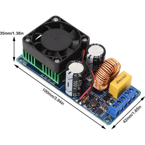 Amplificateur Audio Numérique HIFI Classe D 500W, Carte Ampli Puissance IRS2092S (1/5)