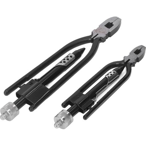 Pince à fil de sécurité 2 pièces, 6 et 9 pouces, acier au carbone, torsion et blocage, coupe-fil pour aviation, automobile et industrie (1/5)