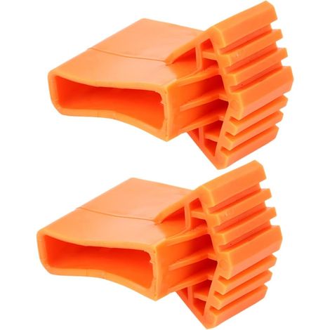 Patins Antidérapants pour Échelle Pliante en Pvc Orange, 2 Pièces, Protection des Pieds D’échelle pour Améliorer la Sécurité (1/5)